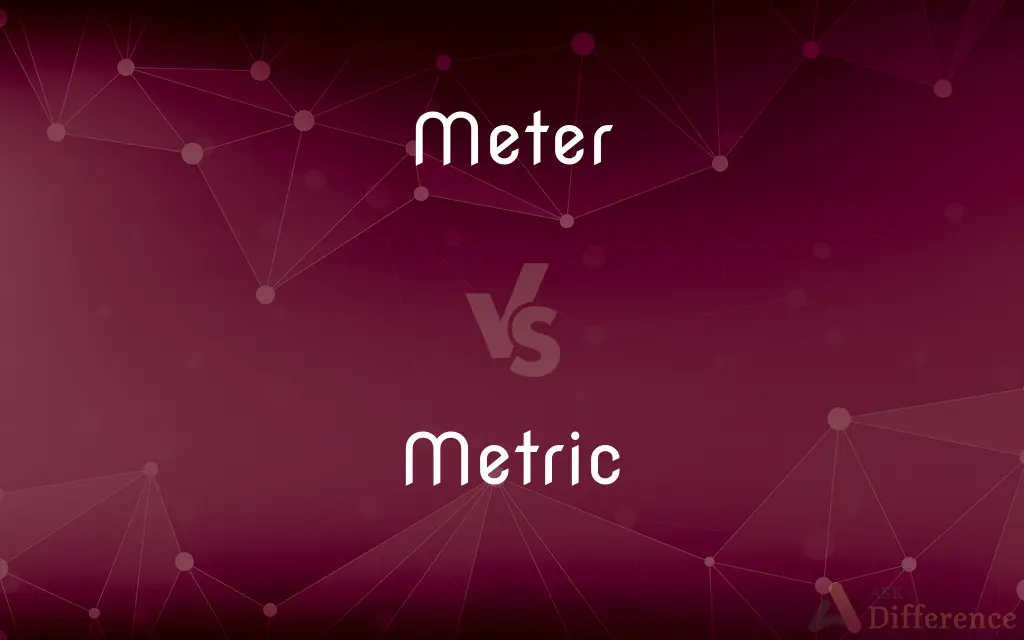 Meter vs. Metric — What's the Difference?
