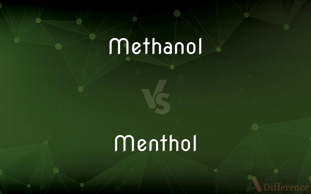 Methanol vs. Menthol — What's the Difference?