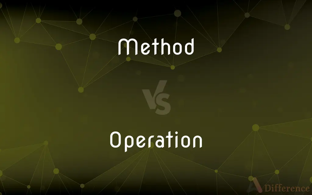 Method vs. Operation — What's the Difference?
