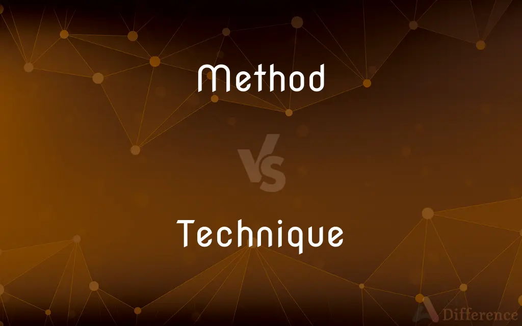 Method vs. Technique — What's the Difference?