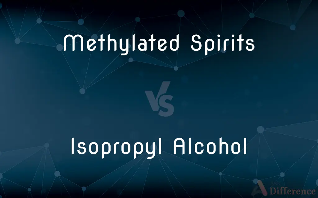Methylated Spirits vs. Isopropyl Alcohol — What's the Difference?