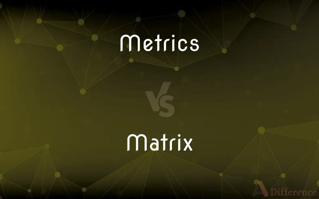 Metrics vs. Matrix — What's the Difference?