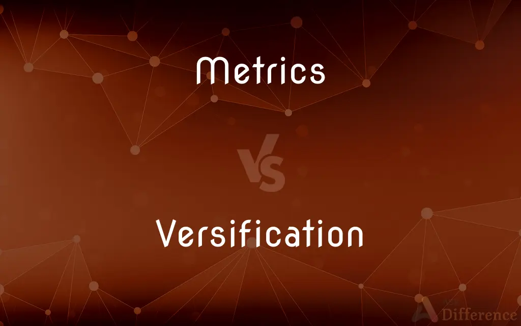Metrics vs. Versification — What's the Difference?