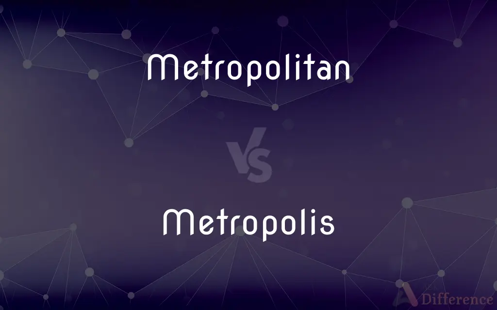 Metropolitan vs. Metropolis — What's the Difference?
