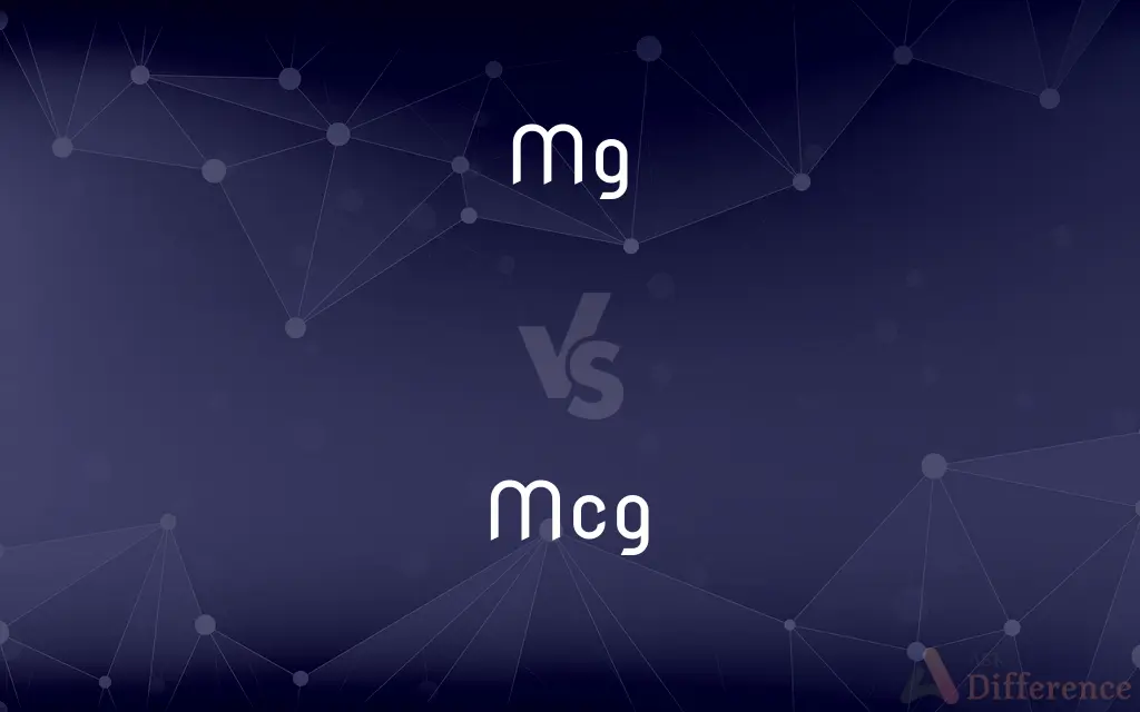 MG vs. MCG — What's the Difference?