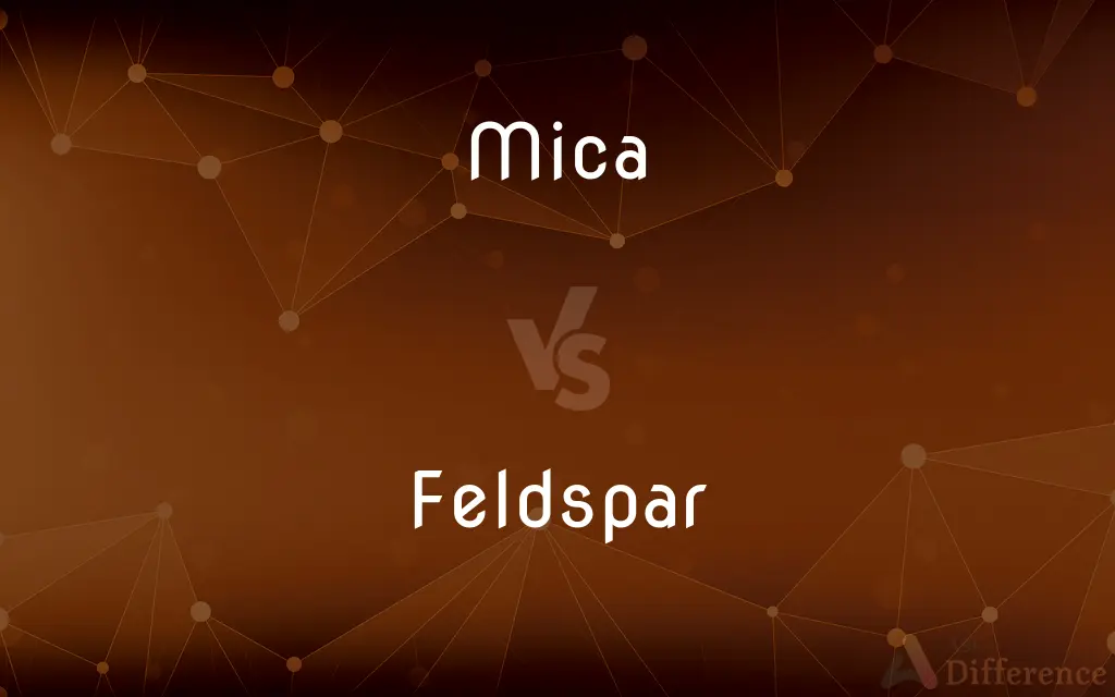 Mica vs. Feldspar — What's the Difference?