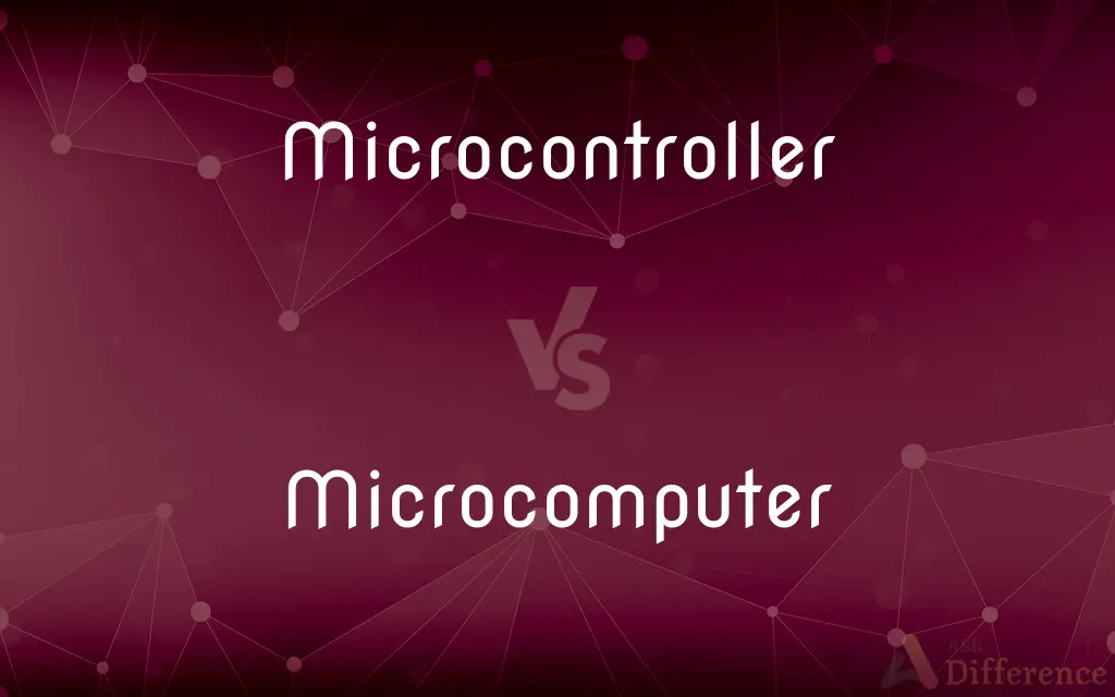 Microcontroller vs. Microcomputer — What's the Difference?