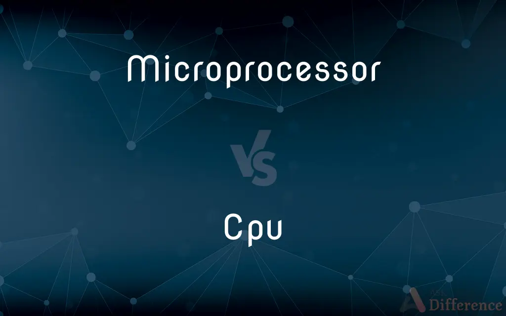 Microprocessor vs. CPU — What's the Difference?