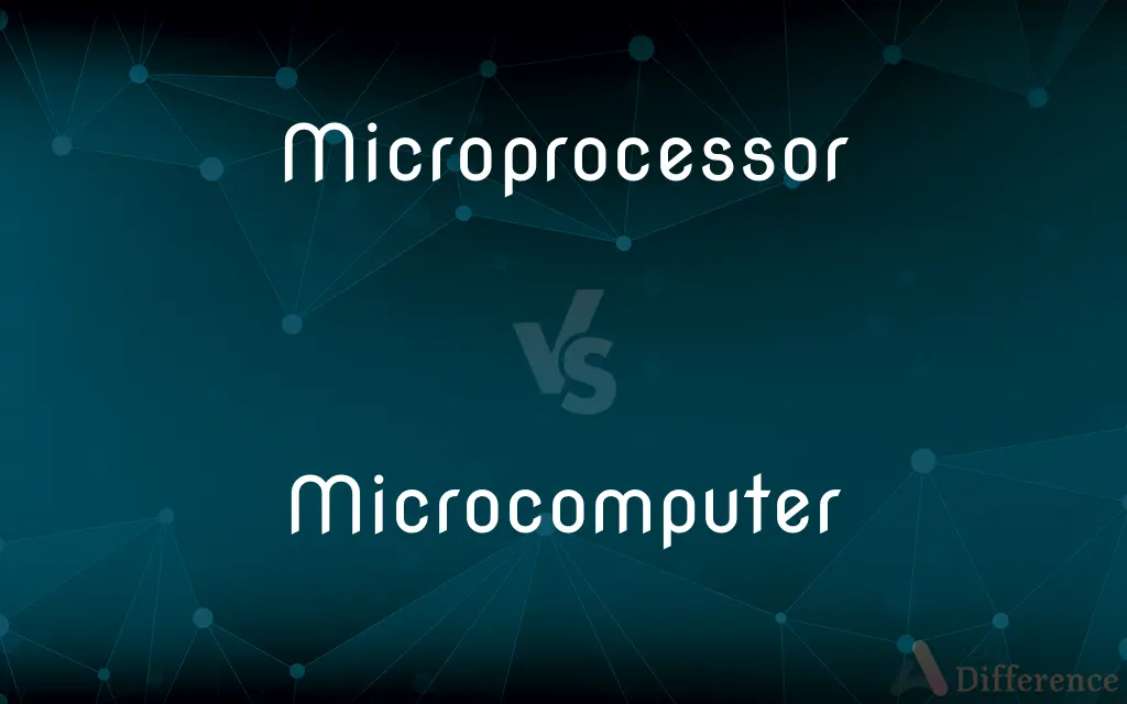 Microprocessor vs. Microcomputer — What's the Difference?
