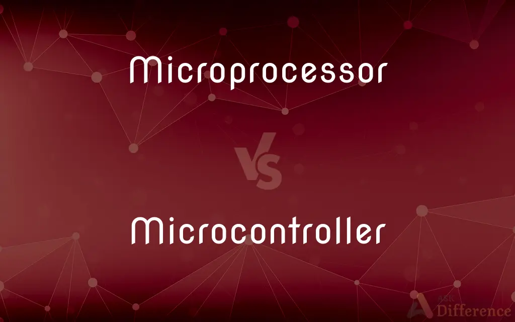 Microprocessor vs. Microcontroller — What's the Difference?