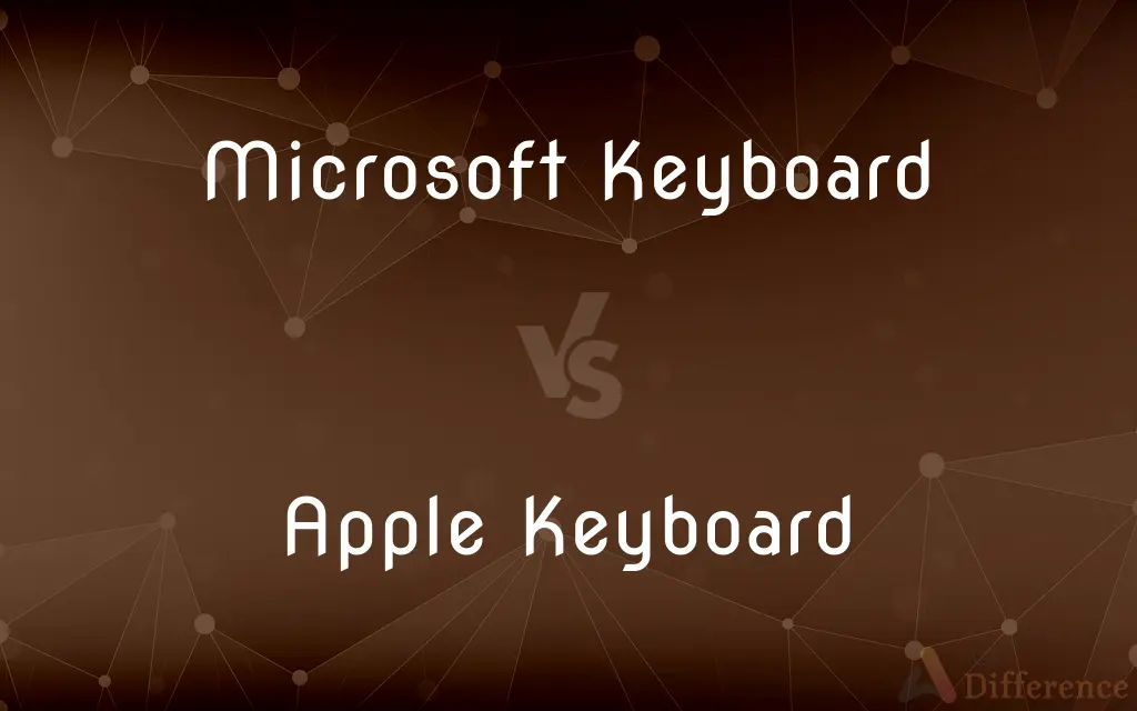 Microsoft Keyboard vs. Apple Keyboard — What's the Difference?
