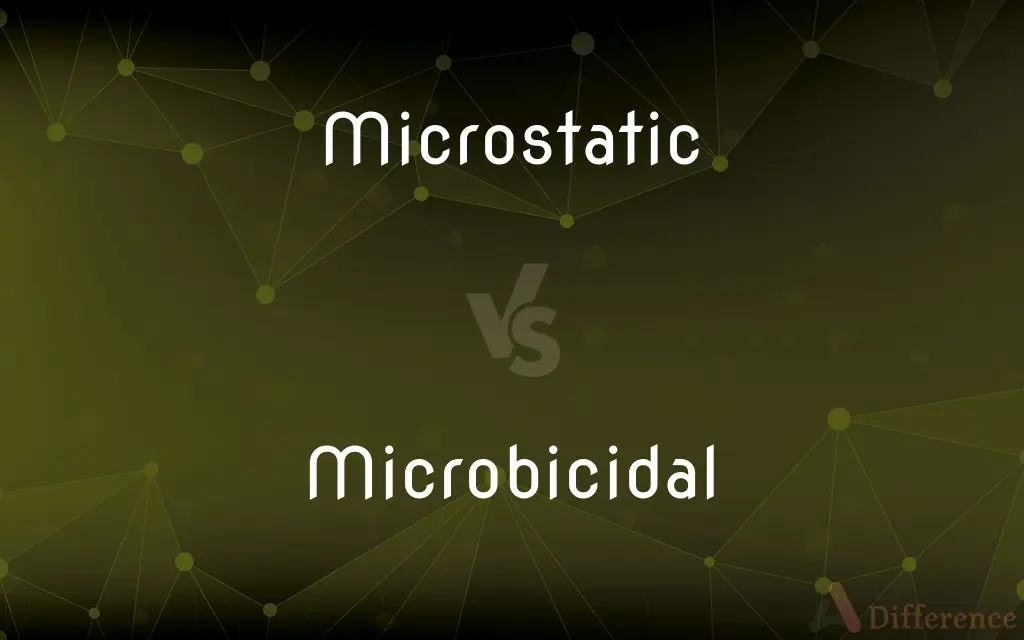 Microstatic vs. Microbicidal — What's the Difference?