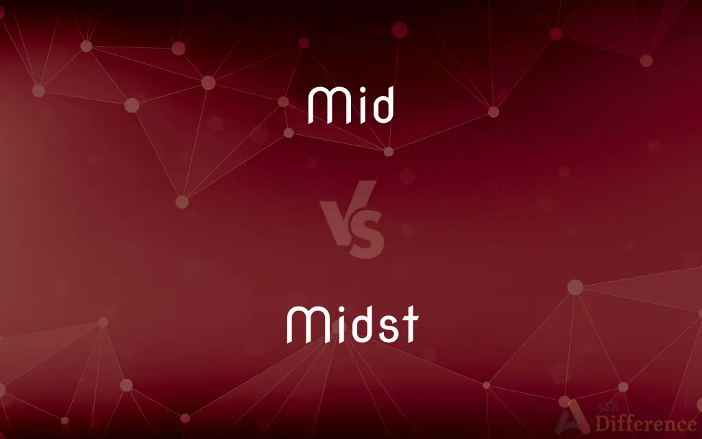 Mid vs. Midst — What's the Difference?