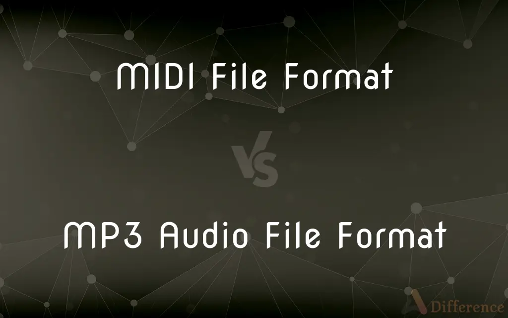 MIDI File Format vs. MP3 Audio File Format — What's the Difference?