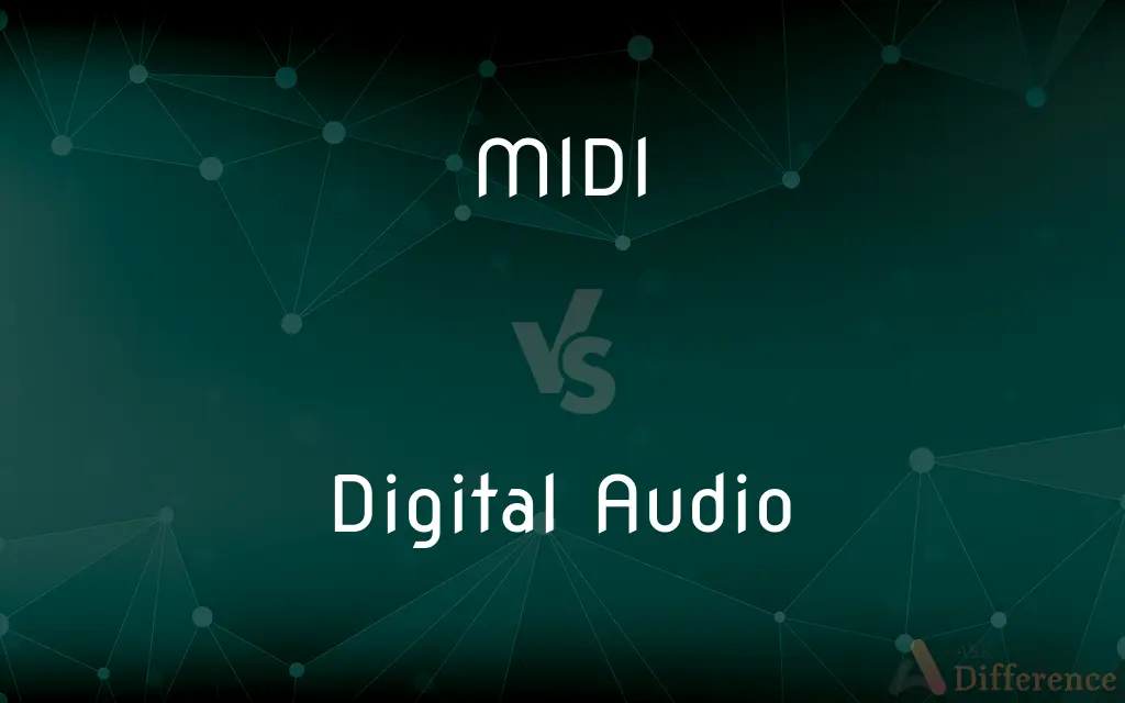 MIDI vs. Digital Audio — What's the Difference?