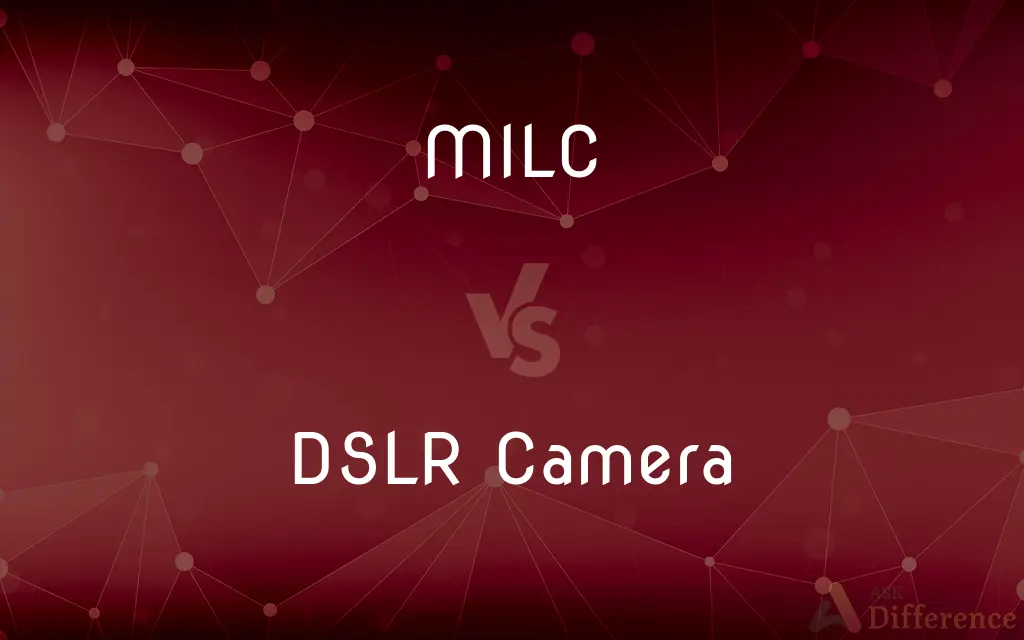 MILC vs. DSLR Camera — What's the Difference?