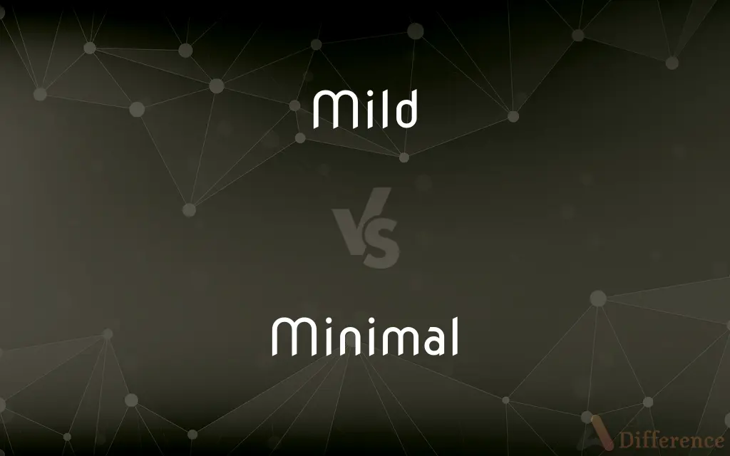 Mild vs. Minimal — What's the Difference?