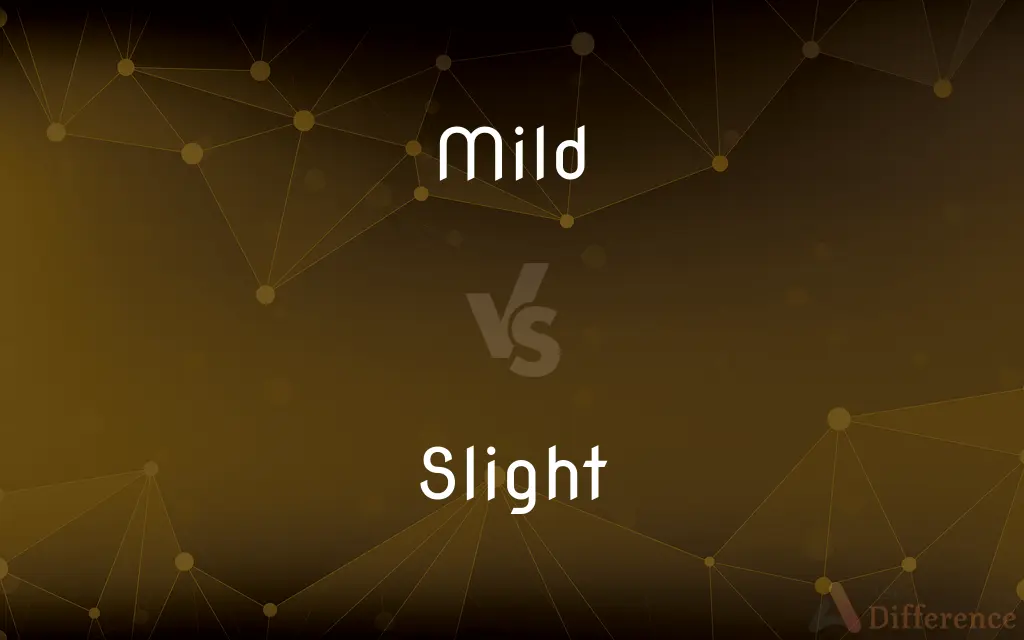 Mild vs. Slight — What's the Difference?