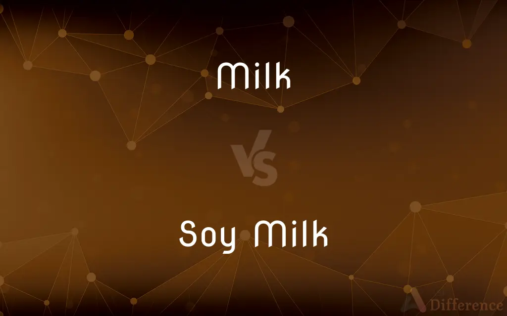 Milk vs. Soy Milk — What's the Difference?