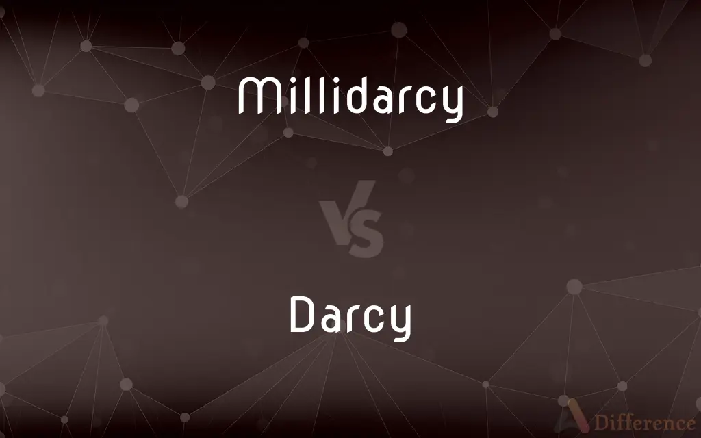 Millidarcy vs. Darcy — What's the Difference?