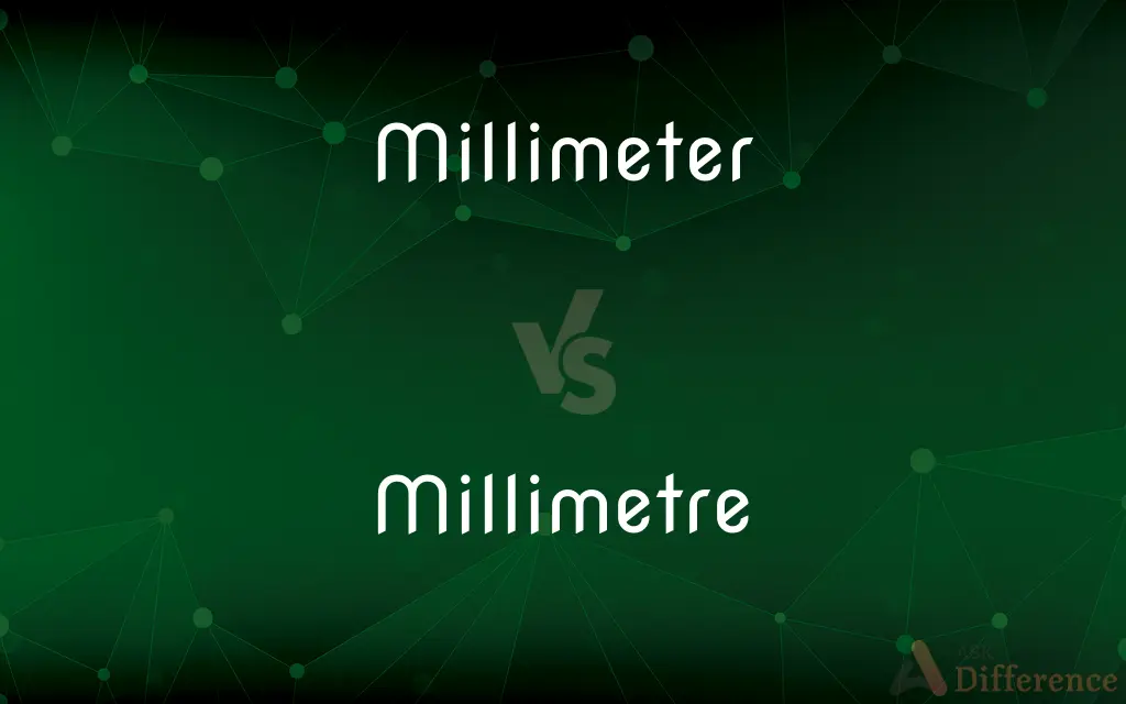 Millimeter vs. Millimetre — What's the Difference?