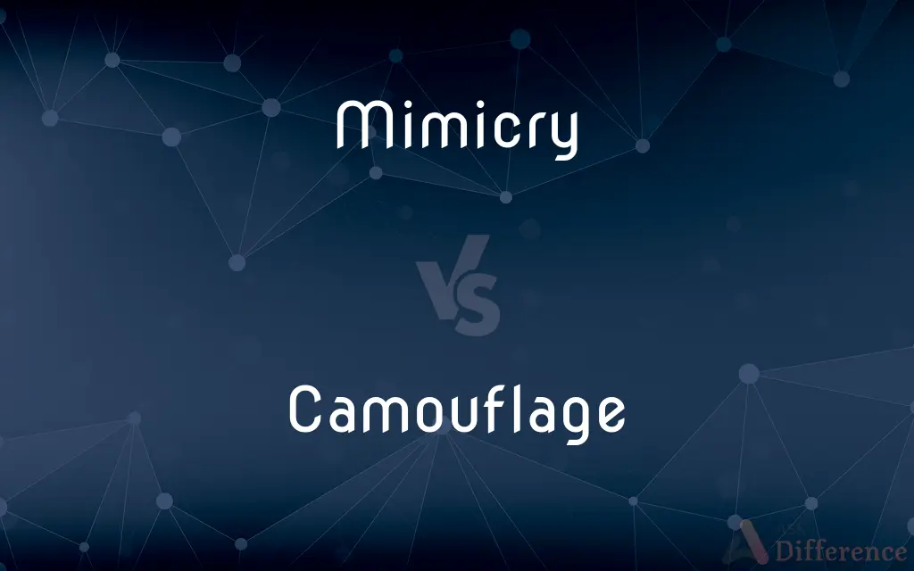 Mimicry vs. Camouflage — What's the Difference?