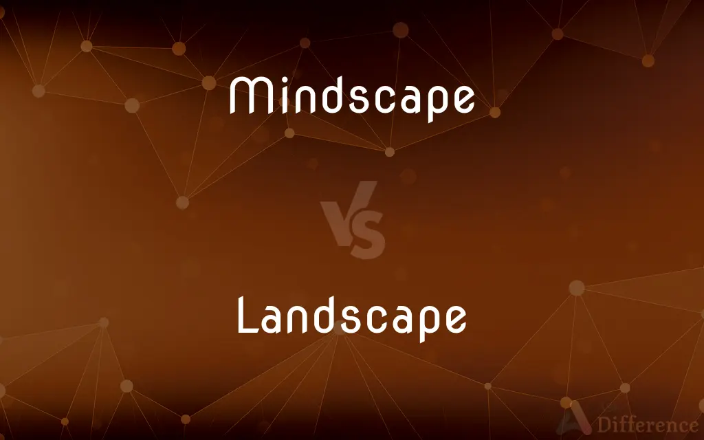Mindscape vs. Landscape — What's the Difference?