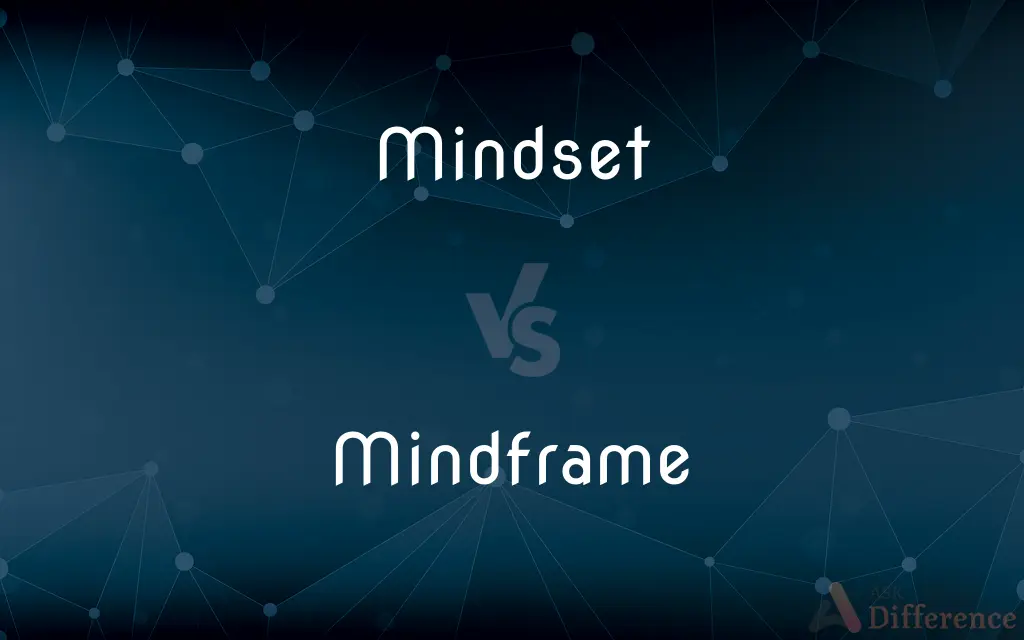 Mindset vs. Mindframe — What's the Difference?
