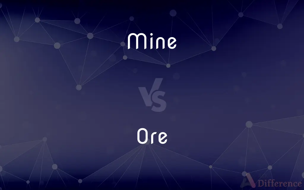 Mine vs. Ore — What's the Difference?