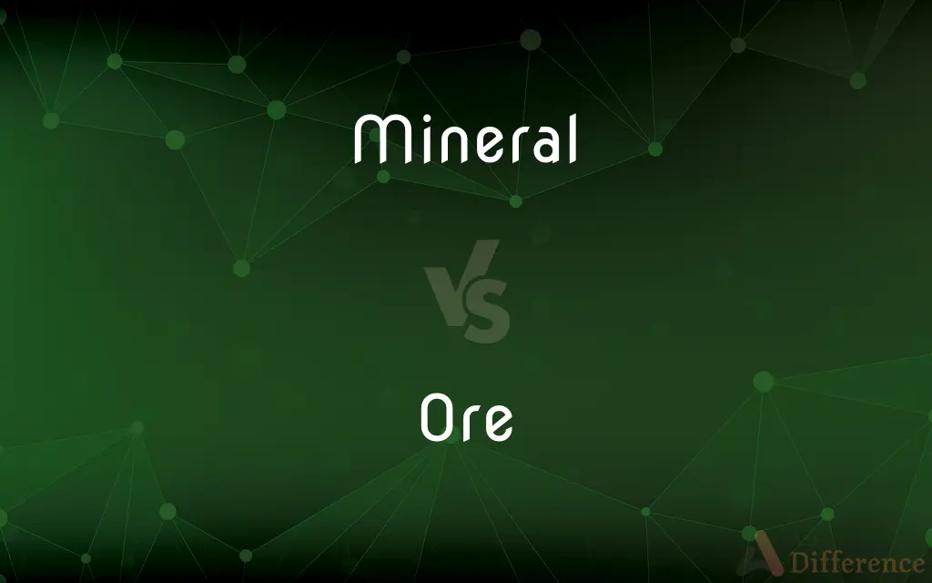Mineral vs. Ore — What's the Difference?