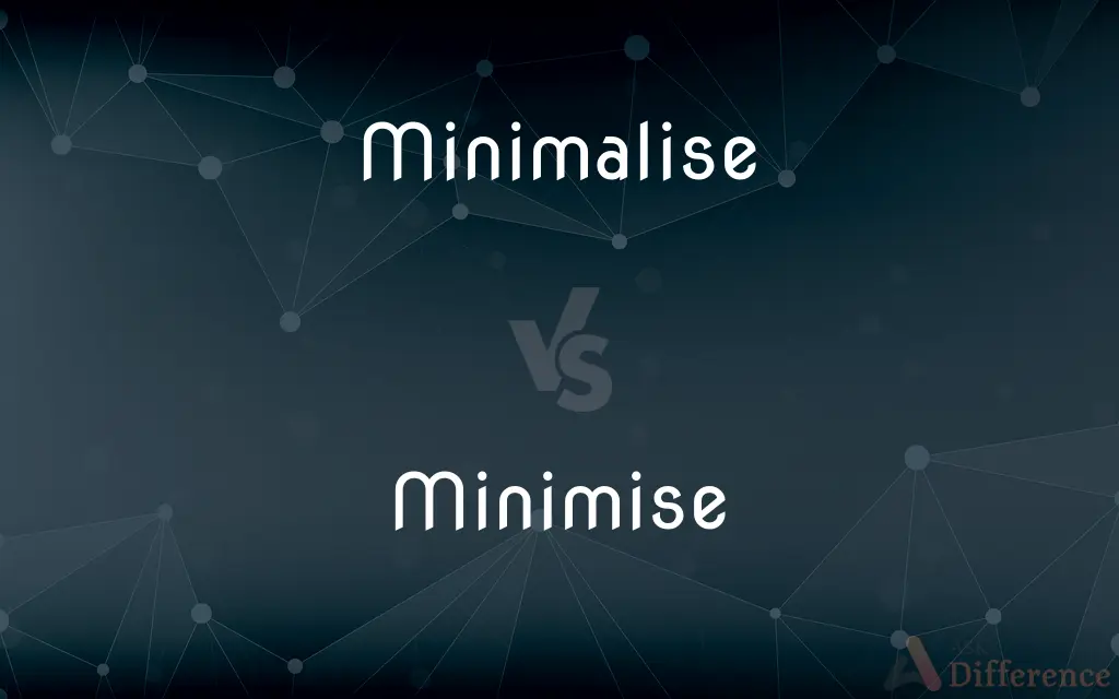 Minimalise vs. Minimise — Which is Correct Spelling?