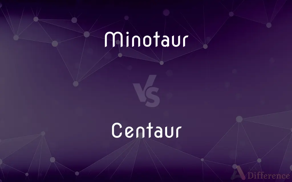 Minotaur vs. Centaur — What's the Difference?