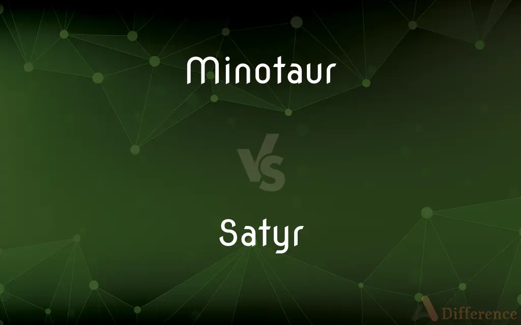 Minotaur vs. Satyr — What's the Difference?