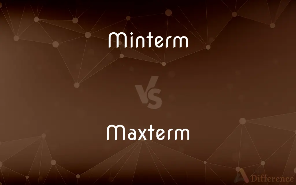 Minterm vs. Maxterm — What's the Difference?