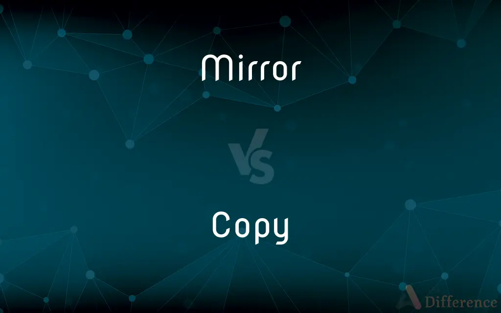 Mirror vs. Copy — What's the Difference?