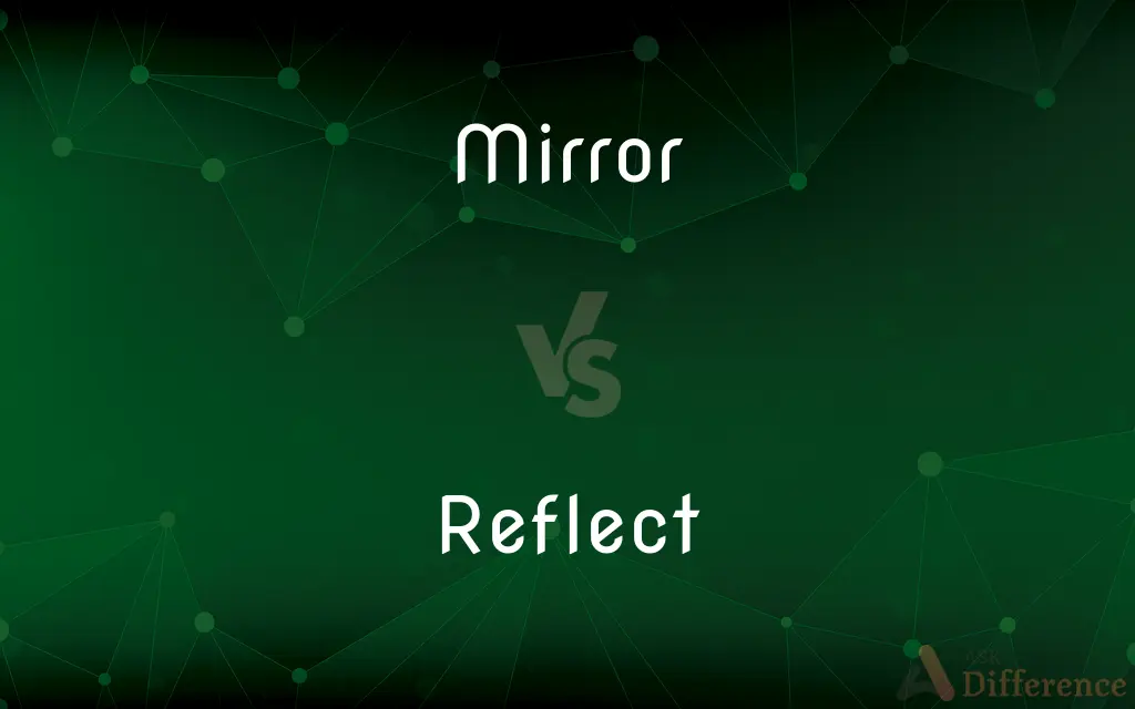 Mirror vs. Reflect — What's the Difference?