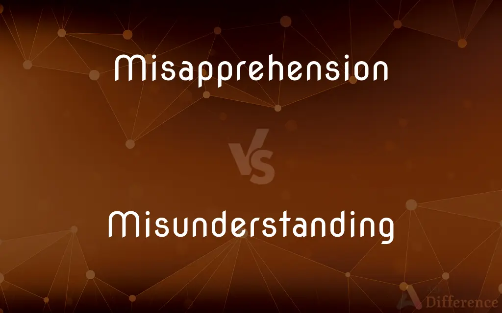 Misapprehension vs. Misunderstanding — What's the Difference?