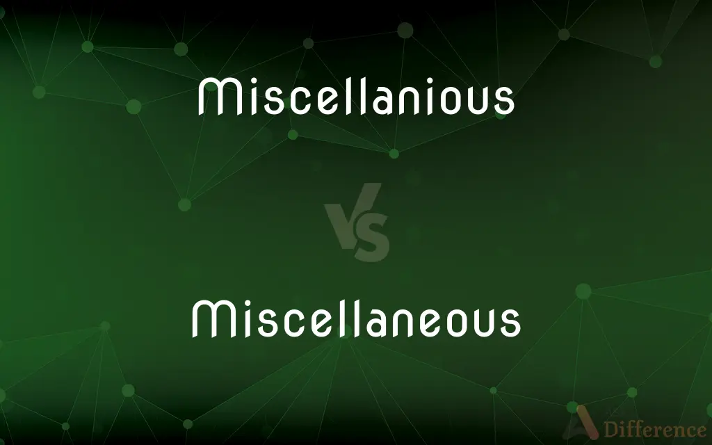 Miscellanious vs. Miscellaneous — Which is Correct Spelling?