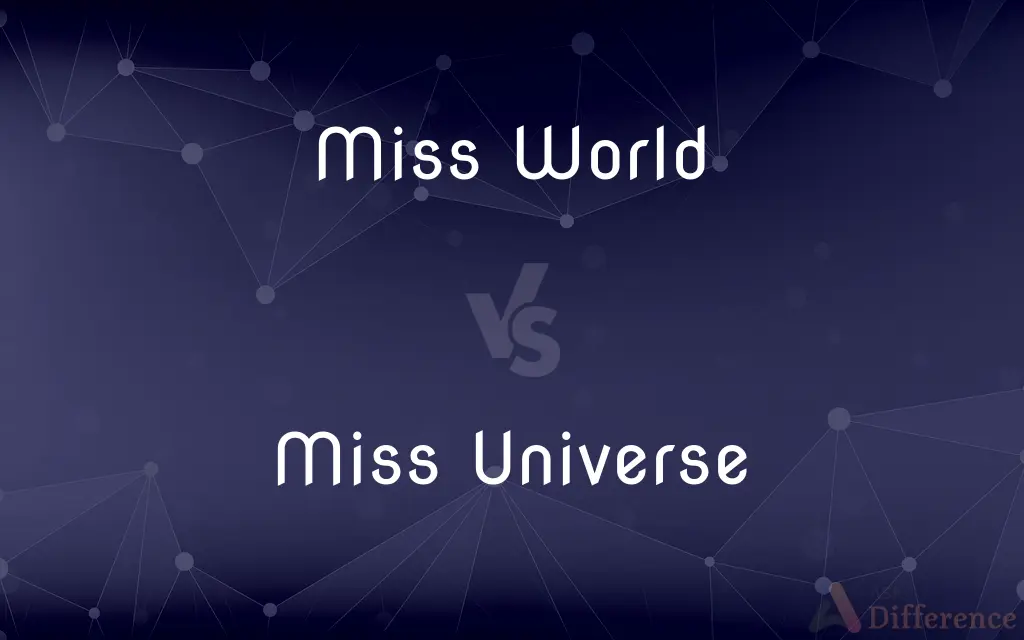Miss World vs. Miss Universe — What's the Difference?