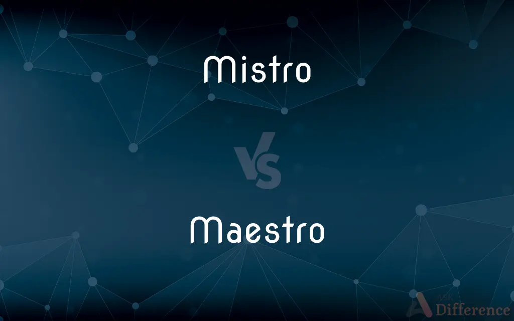 Mistro vs. Maestro — Which is Correct Spelling?