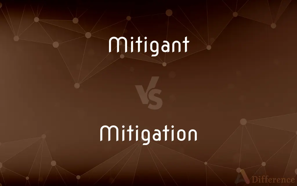 Mitigant vs. Mitigation — What's the Difference?