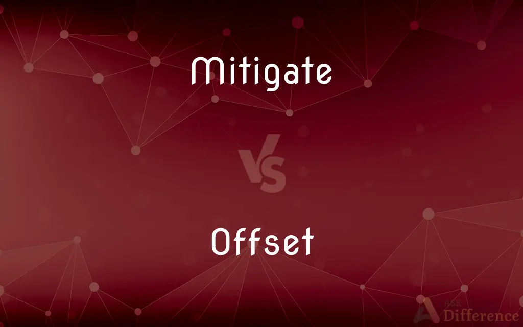 Mitigate vs. Offset — What's the Difference?