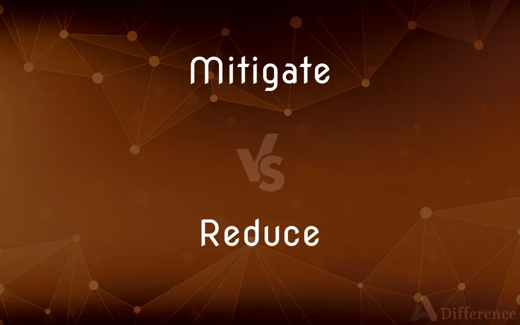 Mitigate vs. Reduce — What's the Difference?