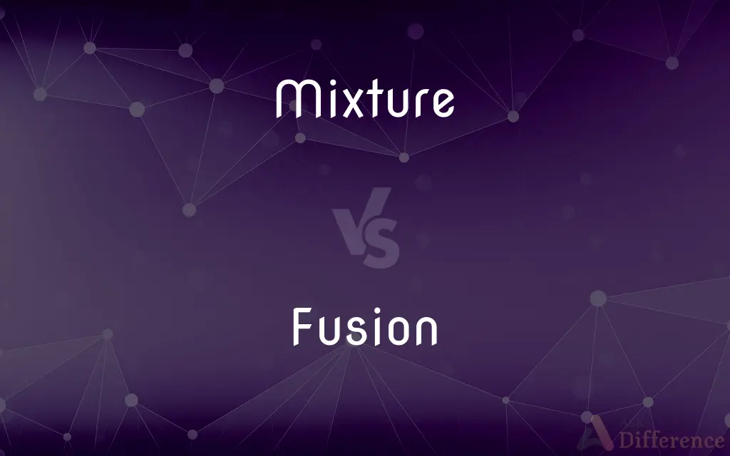 Mixture vs. Fusion — What's the Difference?