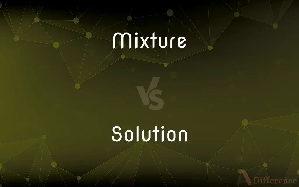 Mixture vs. Solution — What's the Difference?