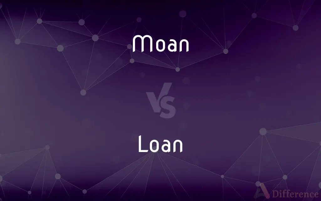 Moan vs. Loan — What's the Difference?