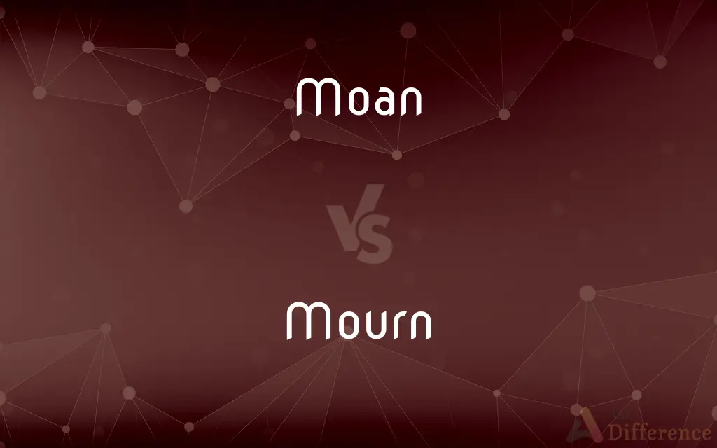 Moan vs. Mourn — What's the Difference?