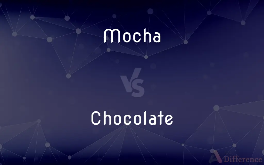 Mocha vs. Chocolate — What's the Difference?