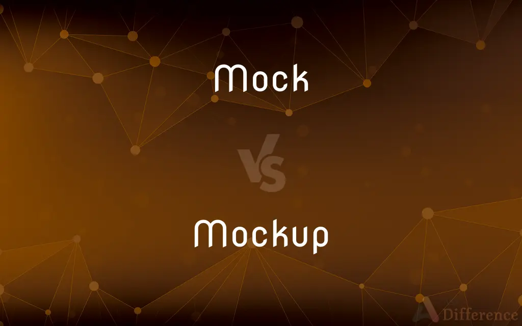 Mock vs. Mockup — What's the Difference?