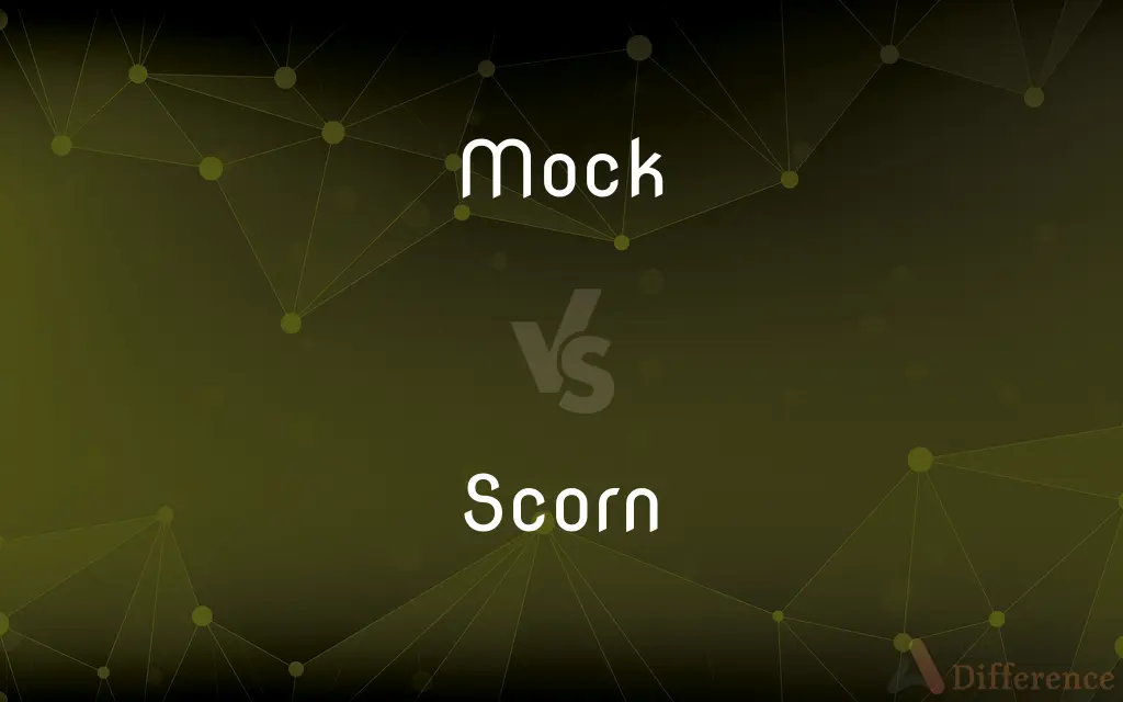 Mock vs. Scorn — What's the Difference?
